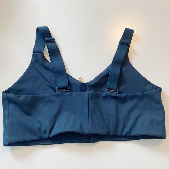 Girlfriend Collective Monroe Bra Indigo - Picture 3 of 5